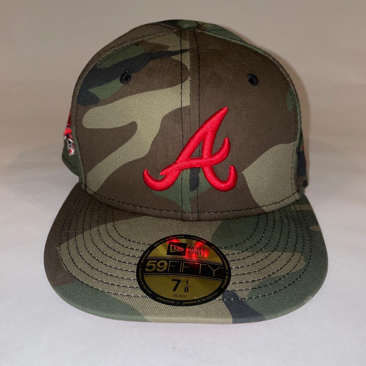 Camo Atlanta Braves hat. Great for Braves fans and - Depop