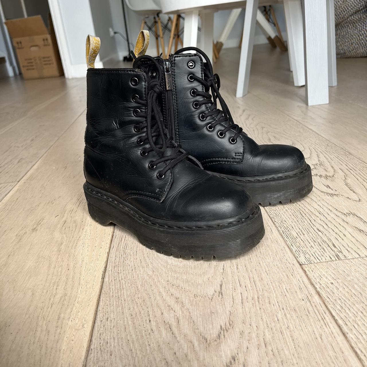 Black Dr. Martens Jadon boots indie Size 5 Great