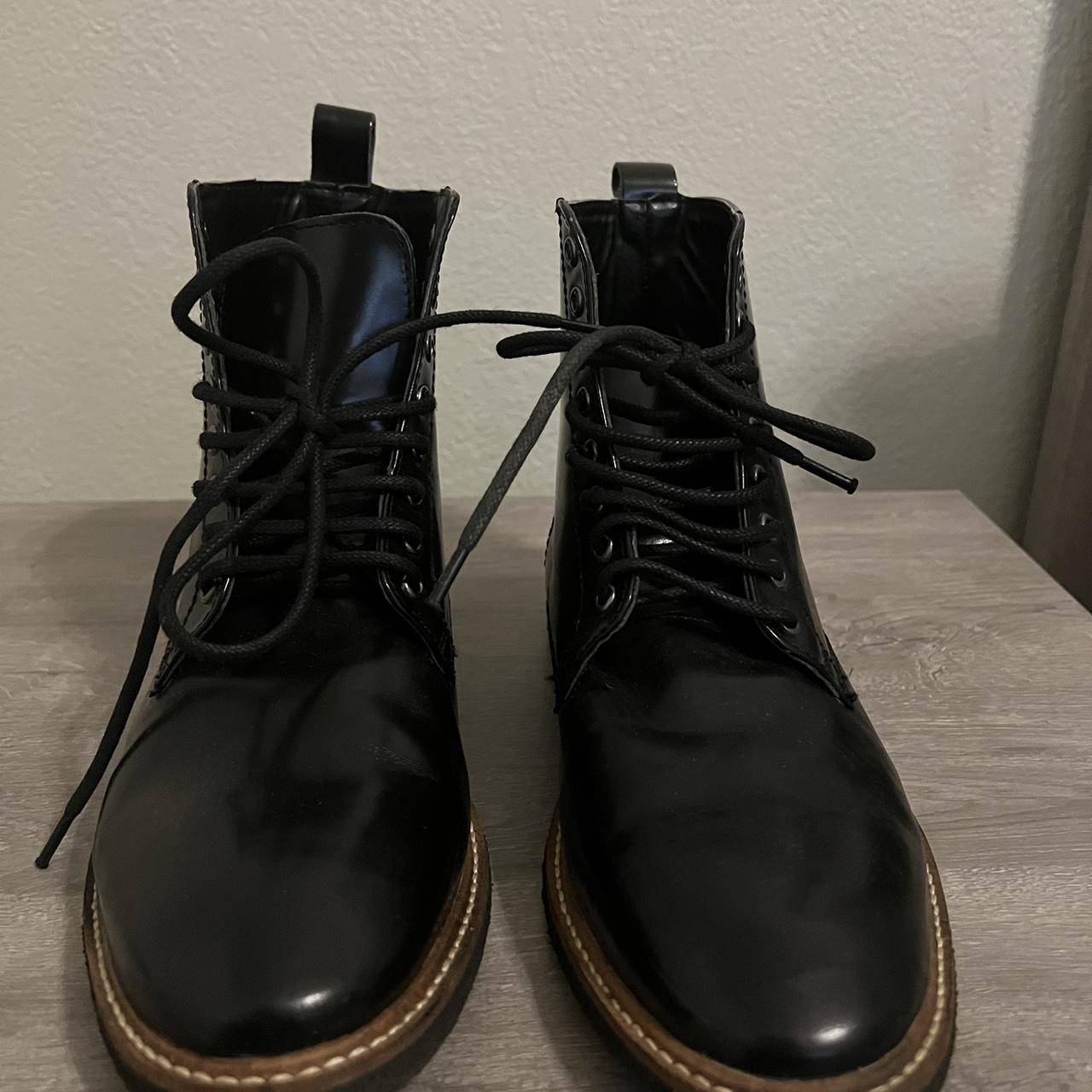 asos design lace up boots