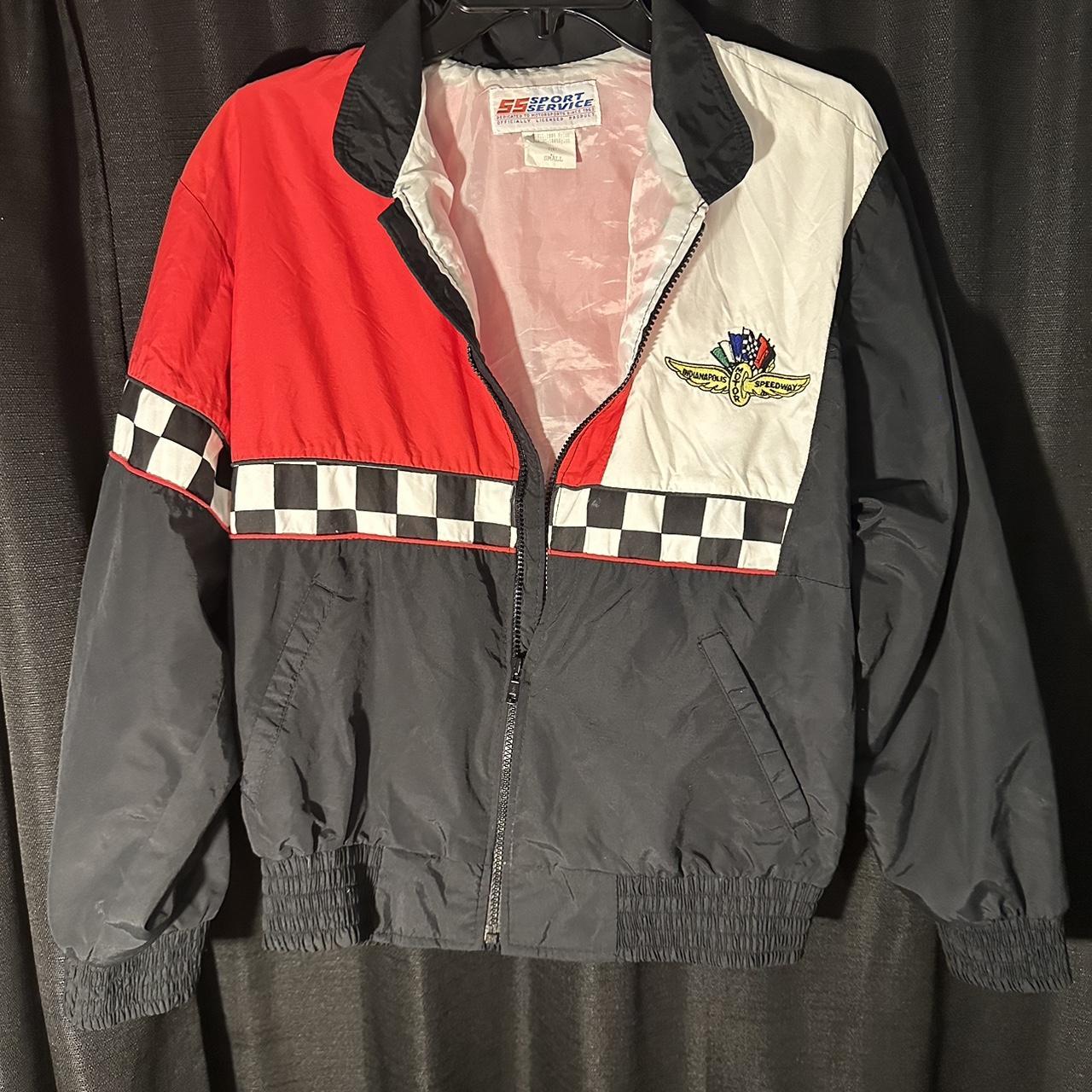 vintage Indy motor speedway jacket Size S - Depop