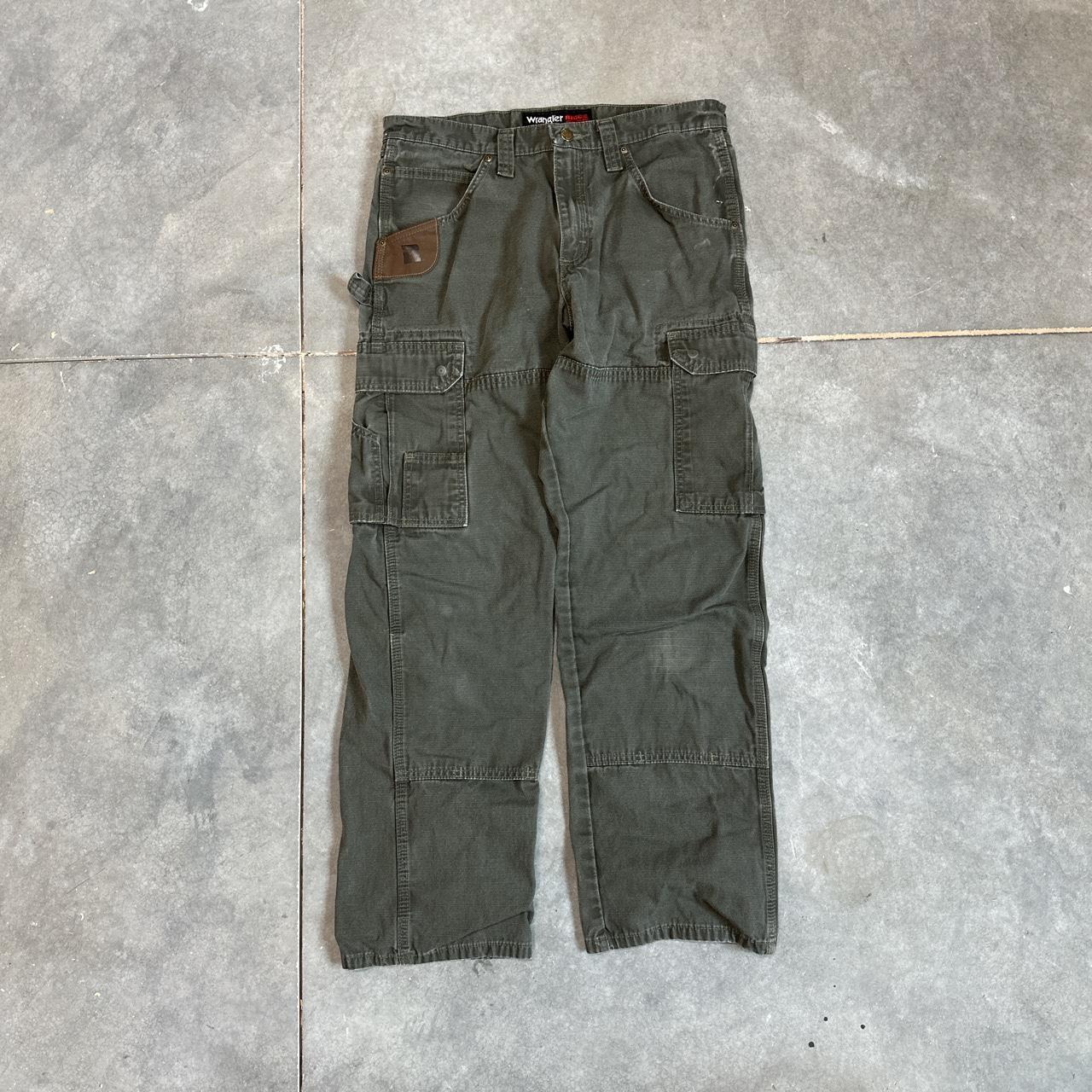 Wrangler Riggs workwear cargo carpenter pant Lightly... - Depop