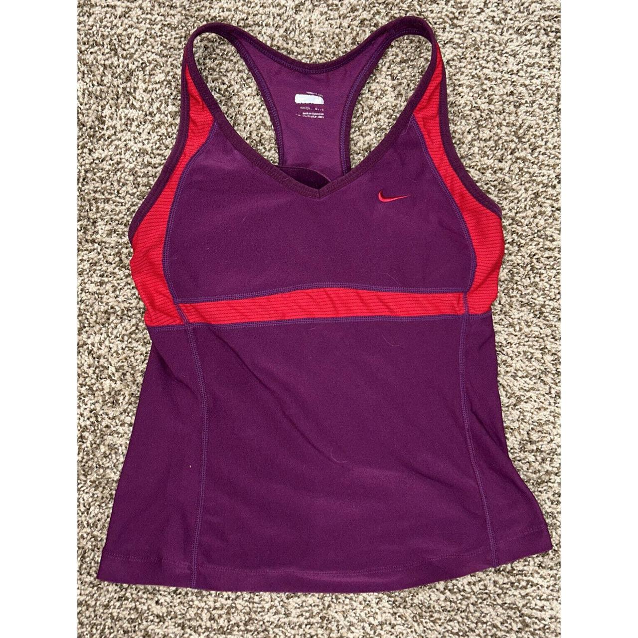 Nike Purple Athletic Workout Tank Top Women Medium. - Depop
