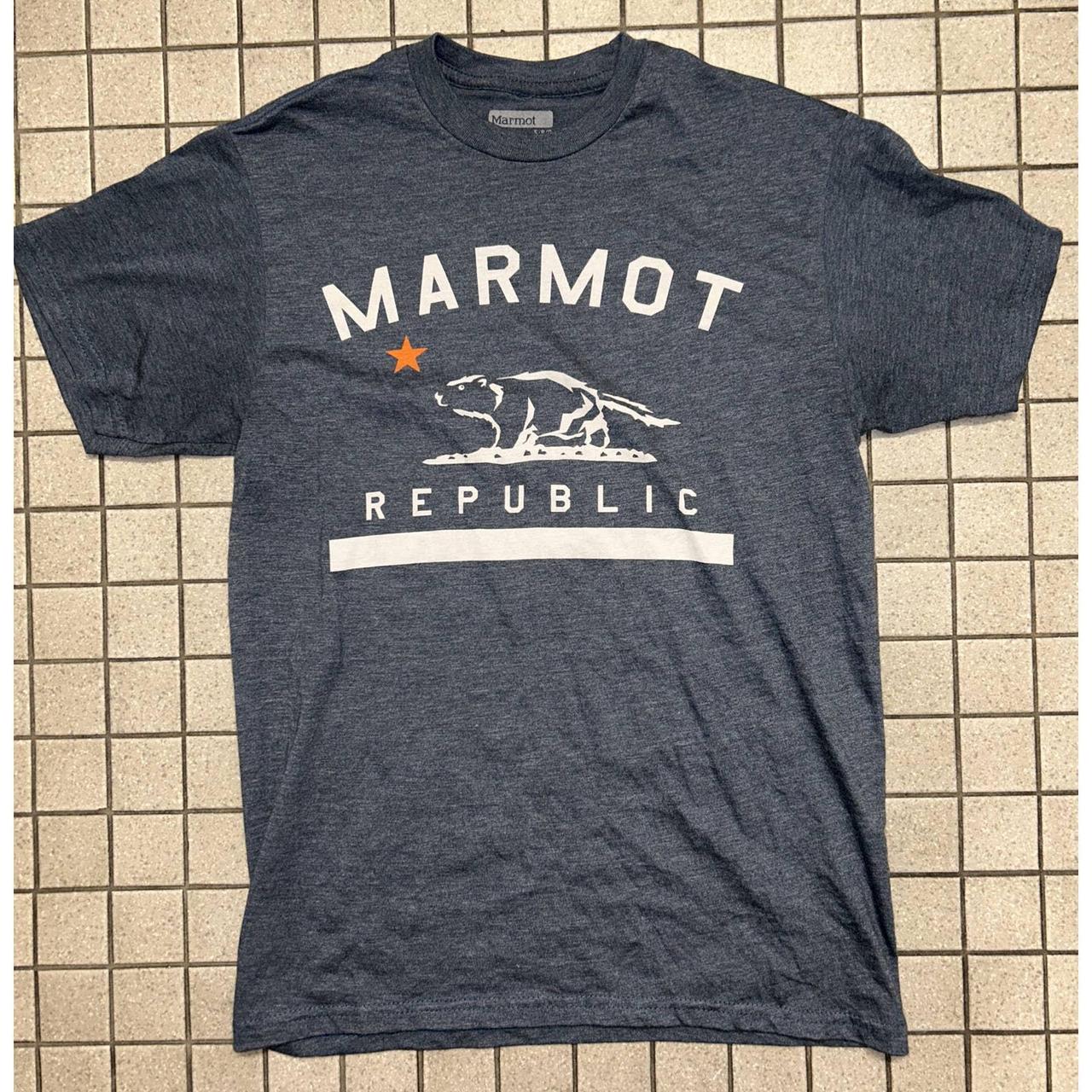 L STABRIDGE × Marmot DOWN T-SHIRT Gray the Apartment