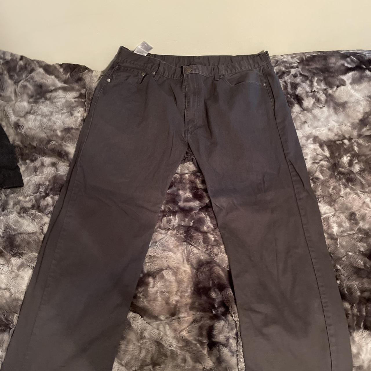 Dark Grey Levi’s Pants: - 42x30 - Worn Twice - Depop