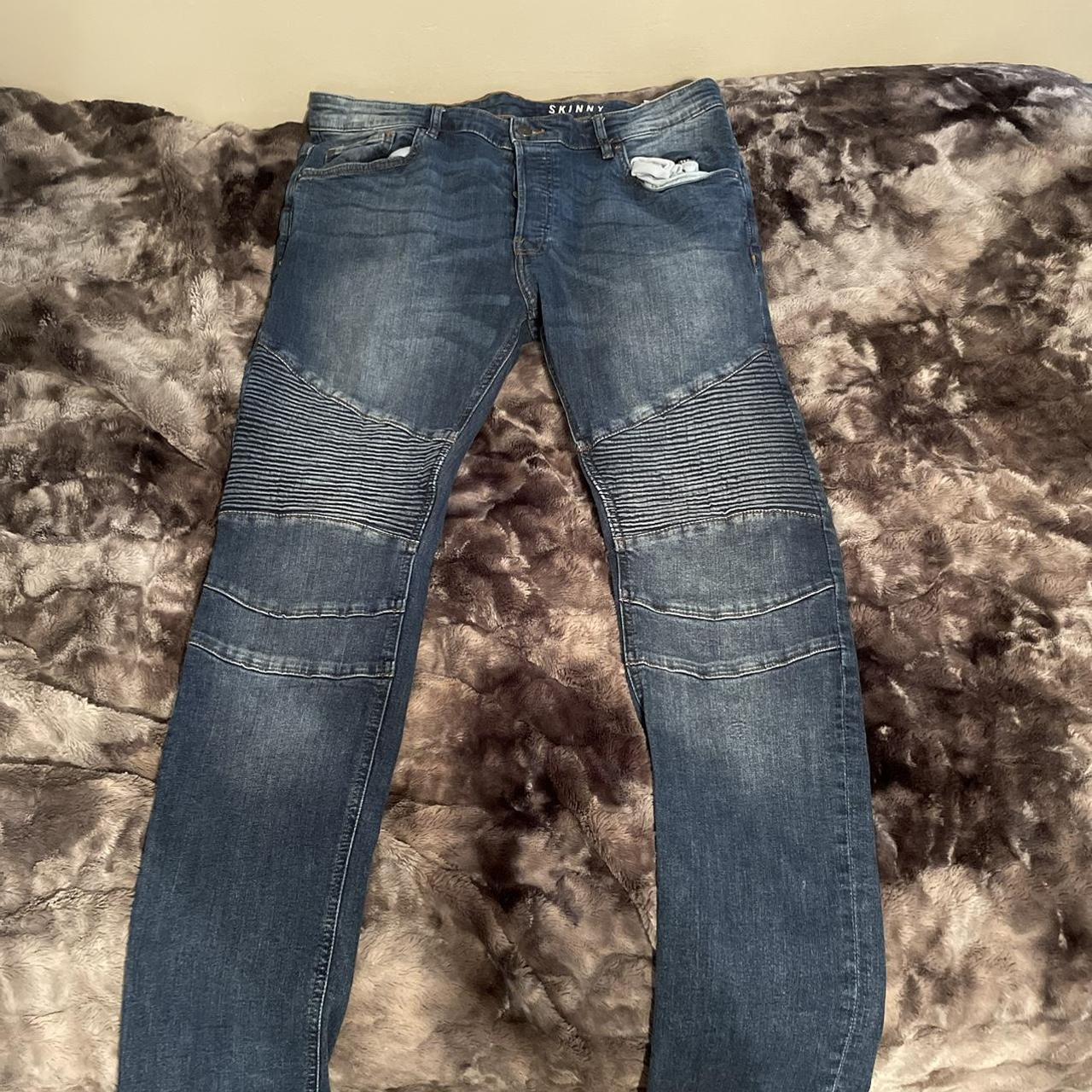 Biker jeans mens store h&m