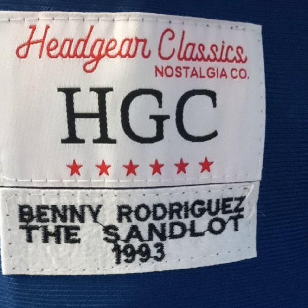 Head Gear The Sandlot Benny Rodriguez Baseball Jersey White / S