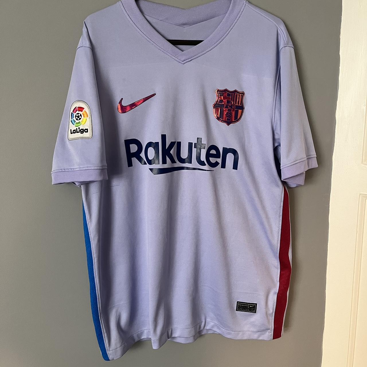 Barcelona 2021/2022 away shirt Size s 8/10... - Depop