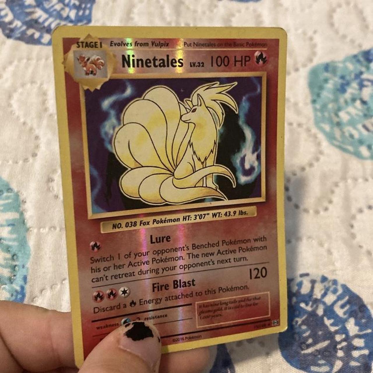 Pokémon Ninetales Card No. 038 15/108 Holographic - | Depop