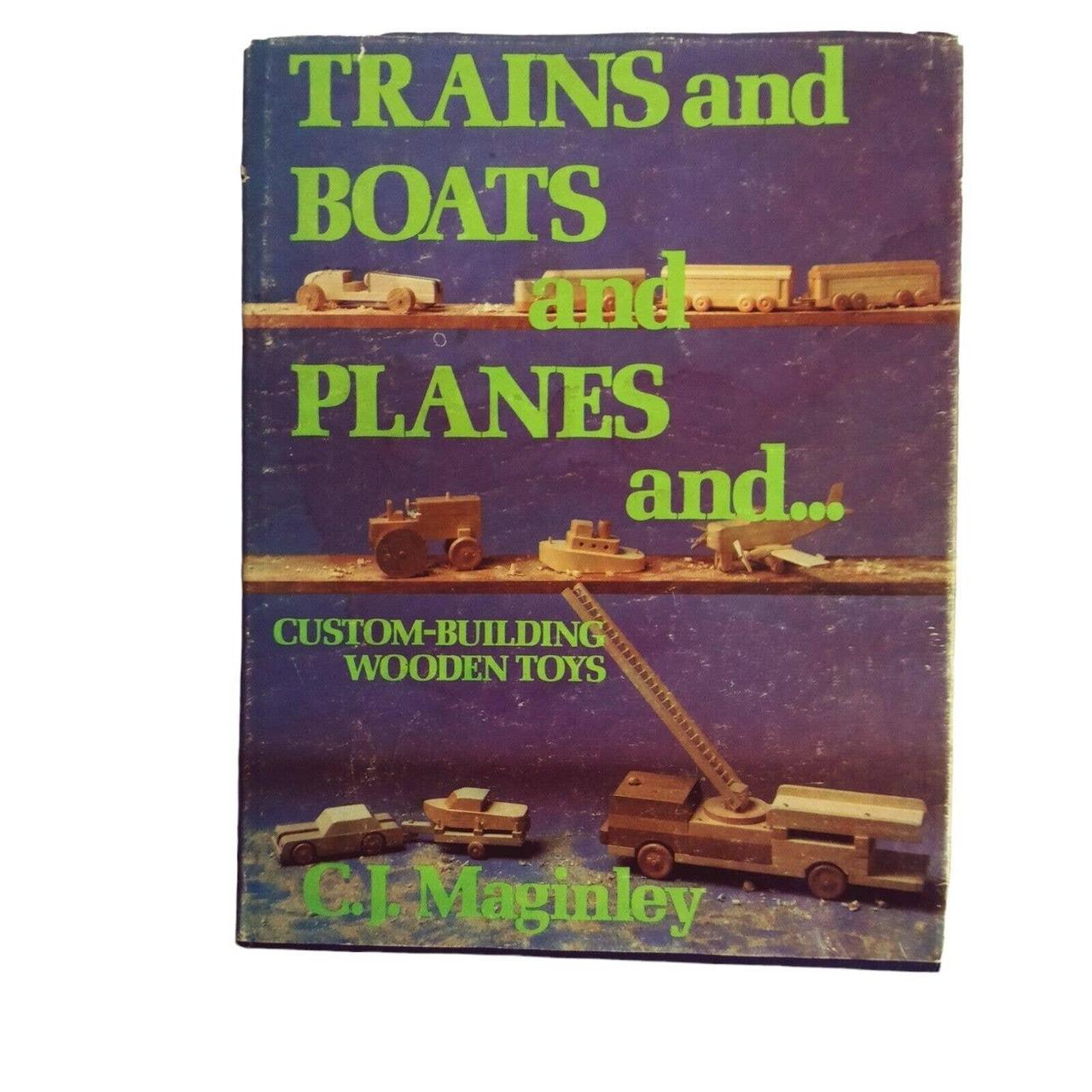 Trains and Boats and Planes Custom Building Wooden... Depop