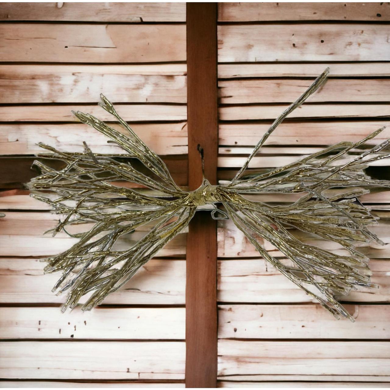 Twig Branch Swag Christmas Decor Gold Twigs... Depop