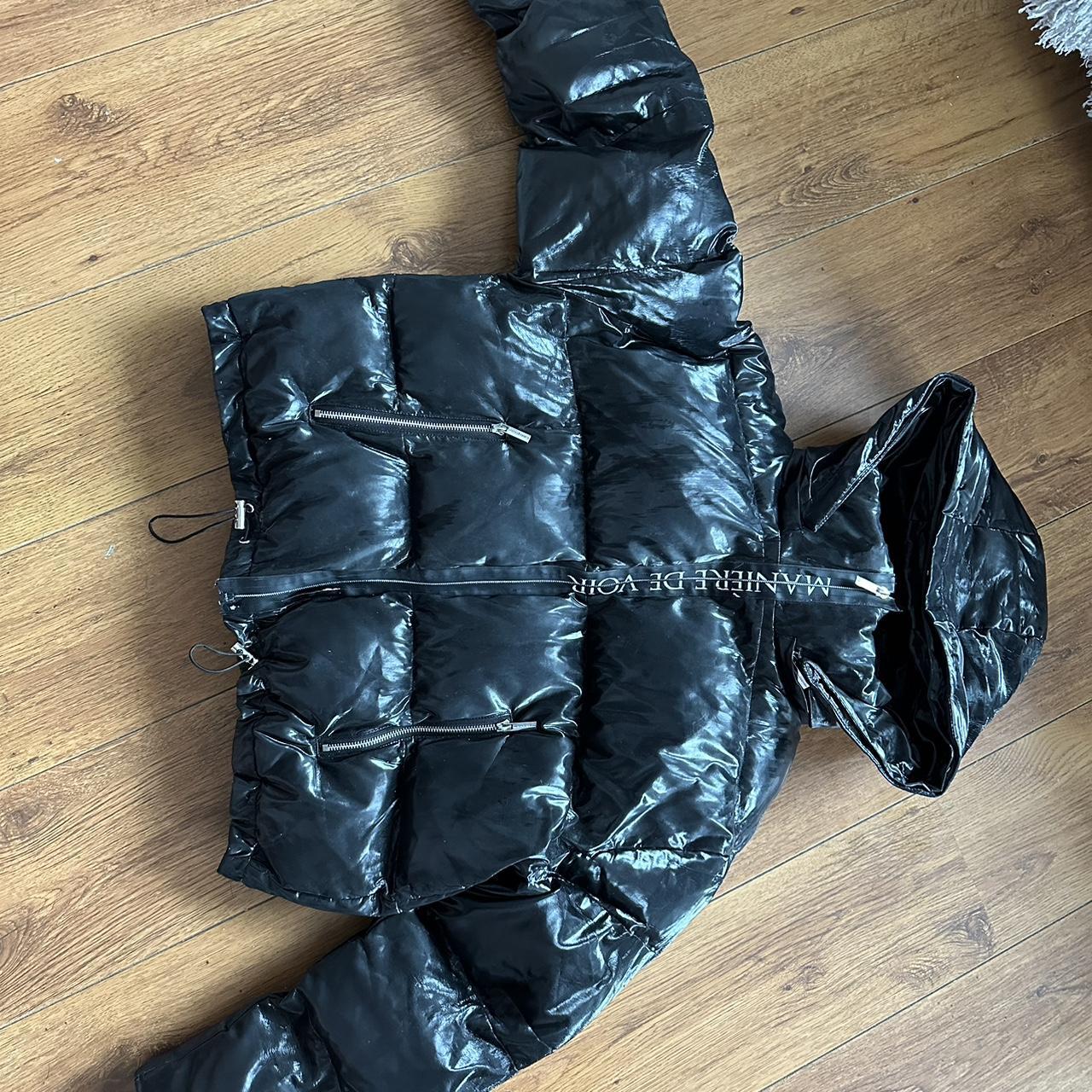 Maniere de voir puffer coat black - Depop