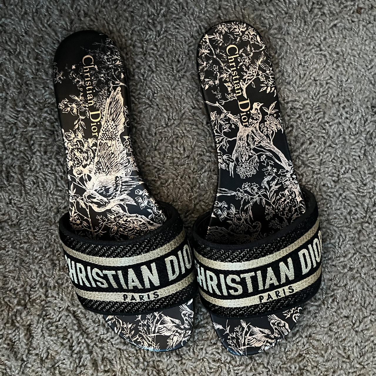 dior white sandals price