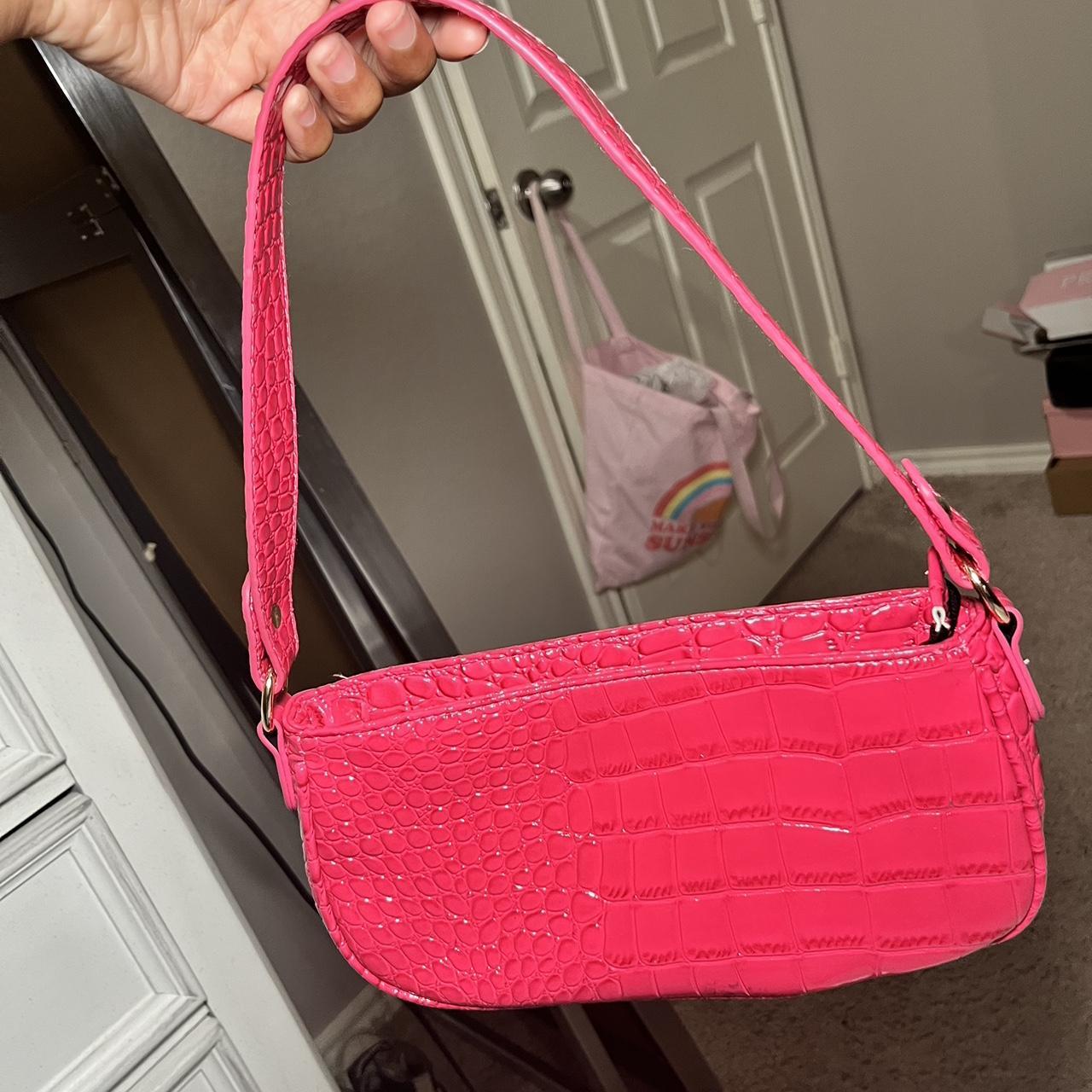 hot pink shoulder purse. super cute for the summer time Depop