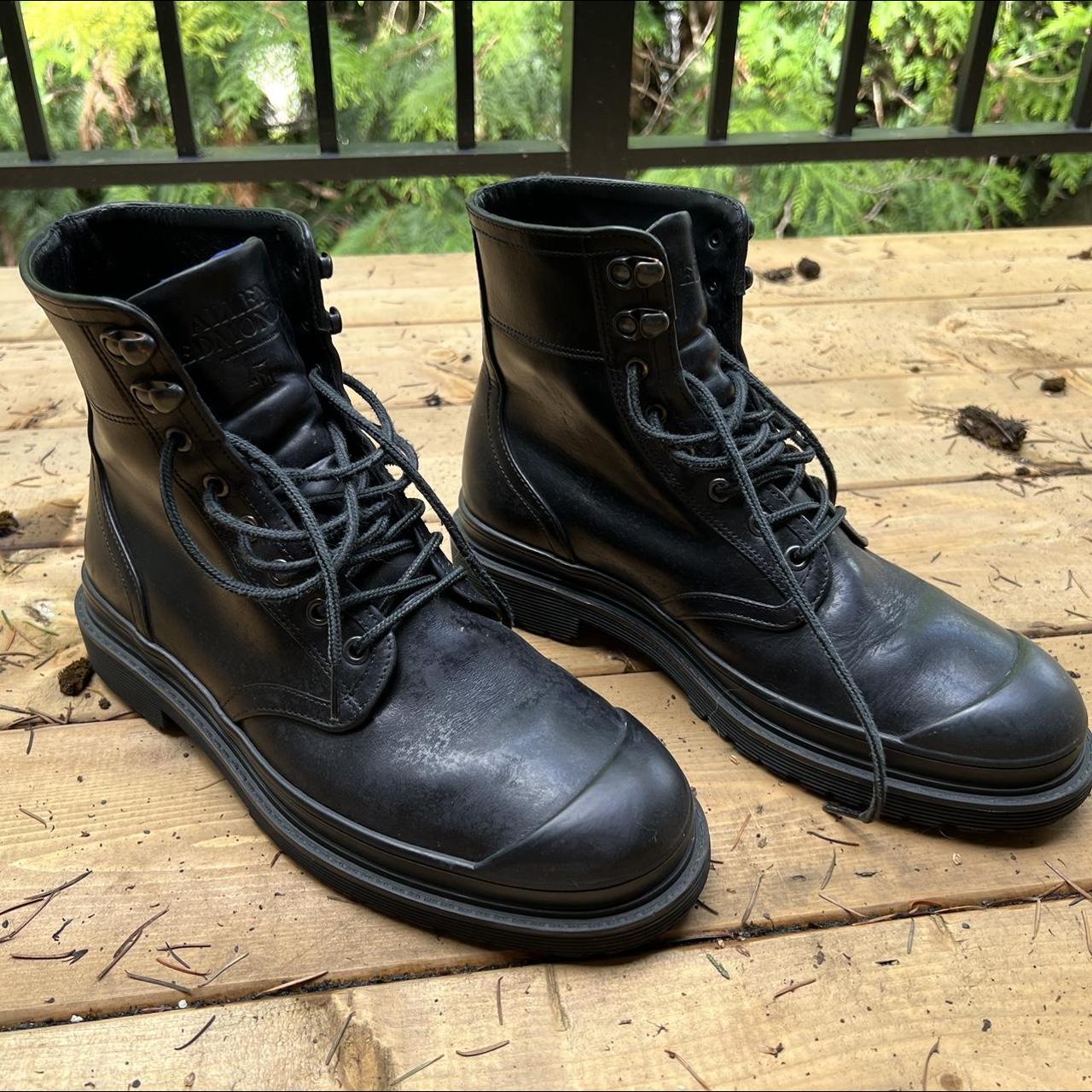 AllenEdmonds Men's Black Boots Depop