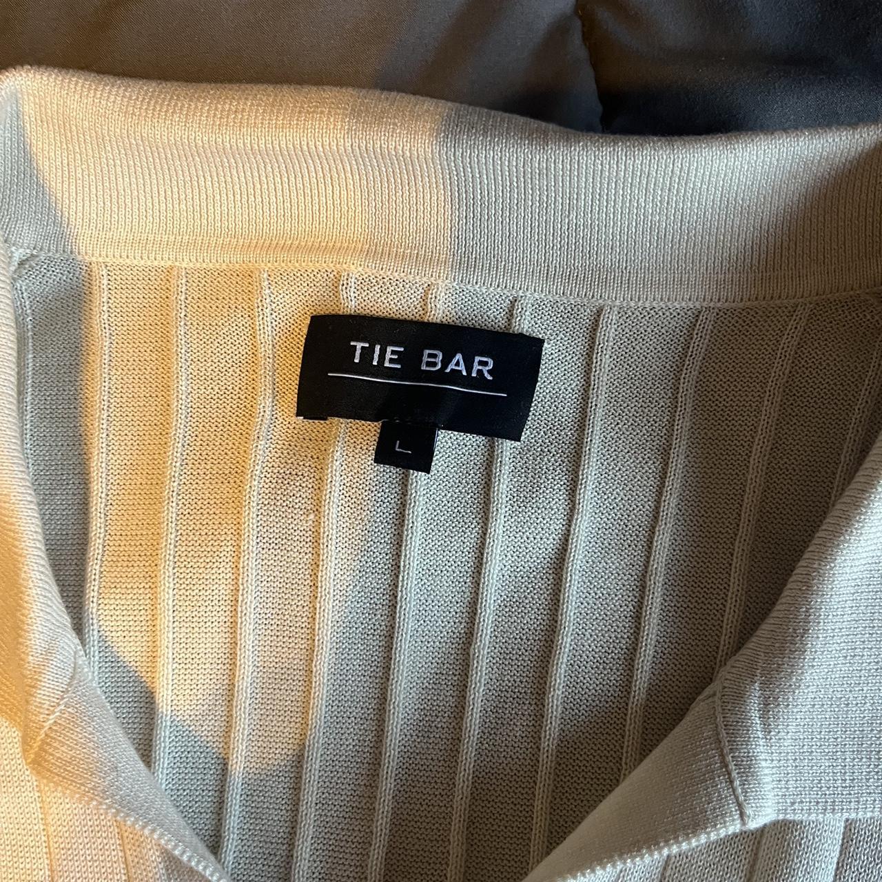 New tie bar knit polo shirt no tags but never worn Depop