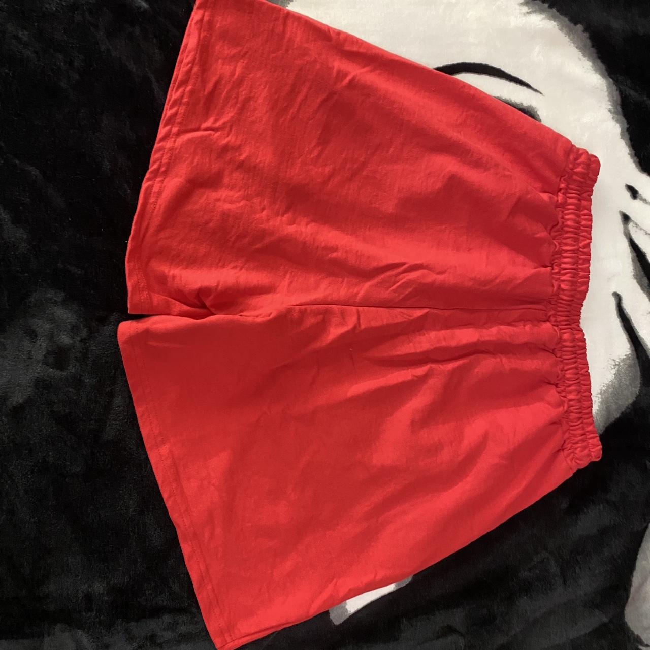 Romwe Men's Red Shorts | Depop