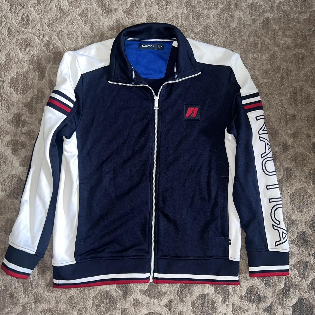Nautica tracksuit top | Depop