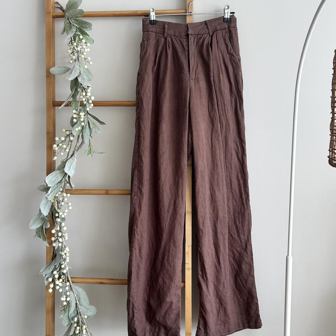 DISSH Size 6 linen pants worn multiple times,... Depop