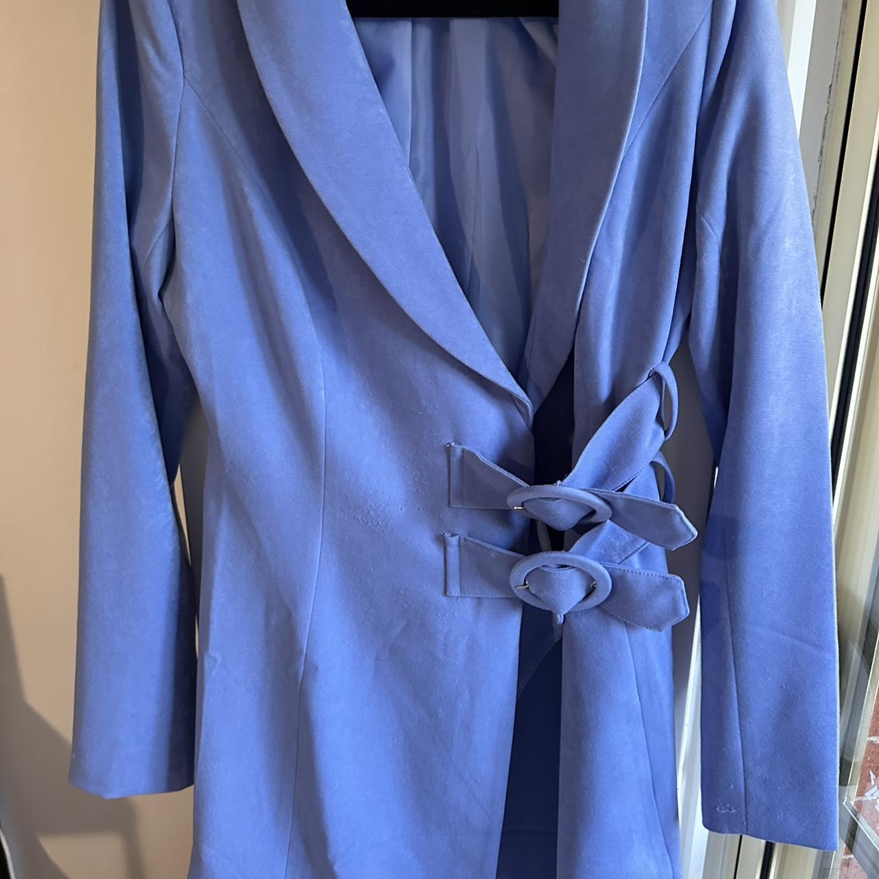 4th and reckless blue blazer dress - Depop