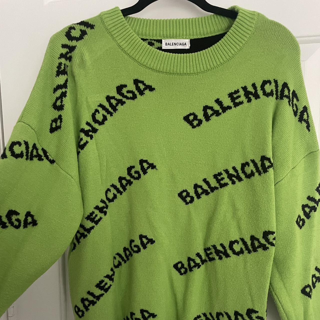 Balenciaga fashion sweatshirt womens olive