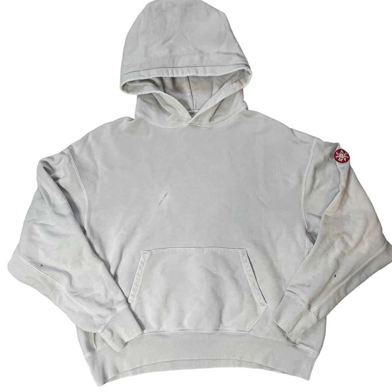 Cav Empt Hoodie Jumper White Cream Size Depop   P0 