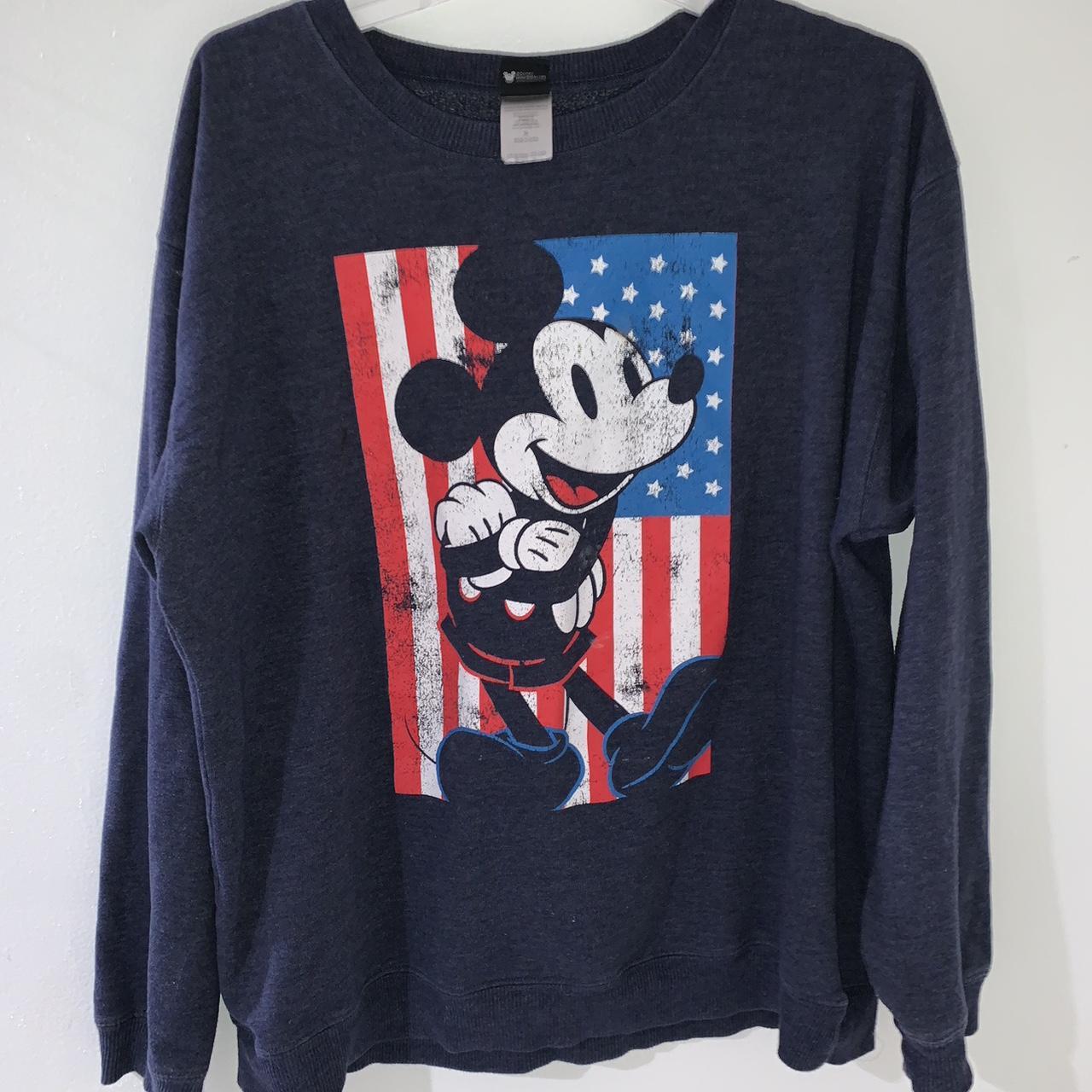 Disney Men's Navy Sweatshirt | Depop