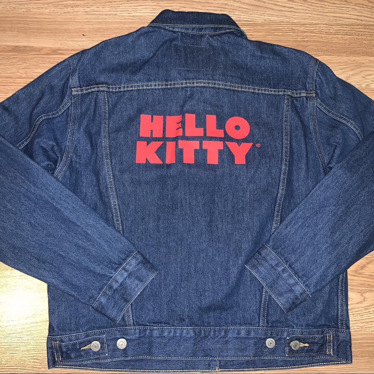 Levi’s x Hello Kitty Jean Jacket Size Medium Crazy... Depop