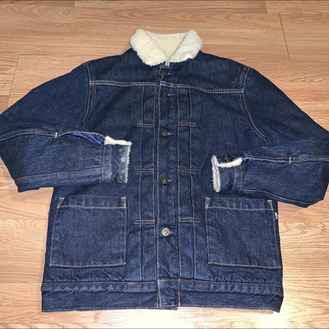 LEVIS MADE AND CRAFTED LMC TYPE 2 SHERPA TRUCKER... - Depop