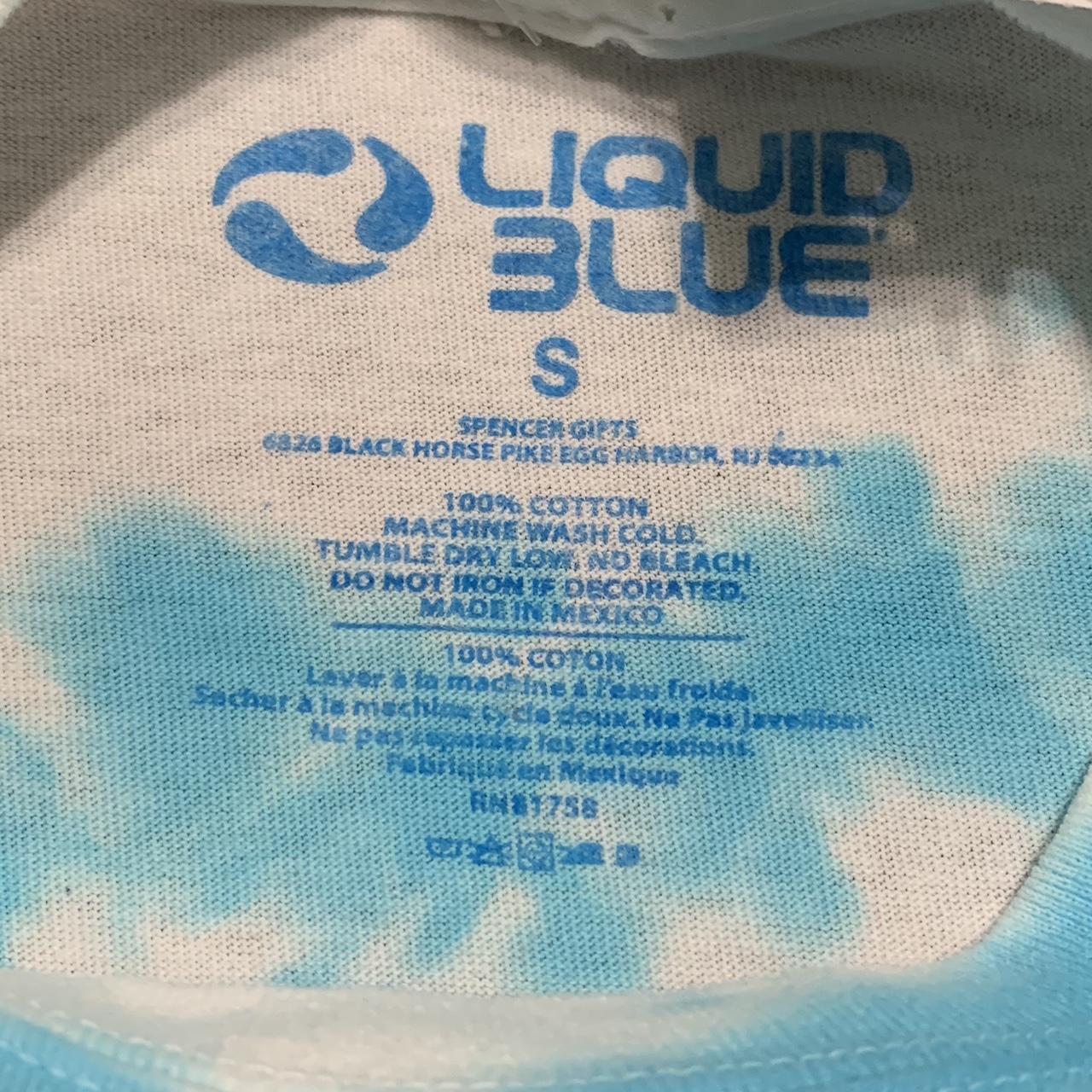 Liquid Blue Vintage Style Grateful Dead Dancing Bear... Depop