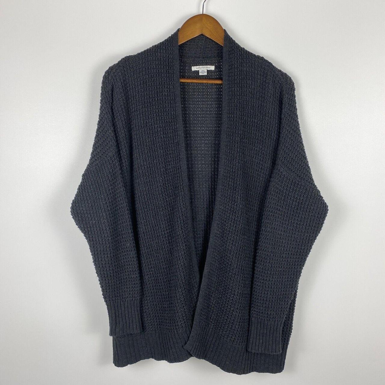 American eagle waffle knit cardigan best sale