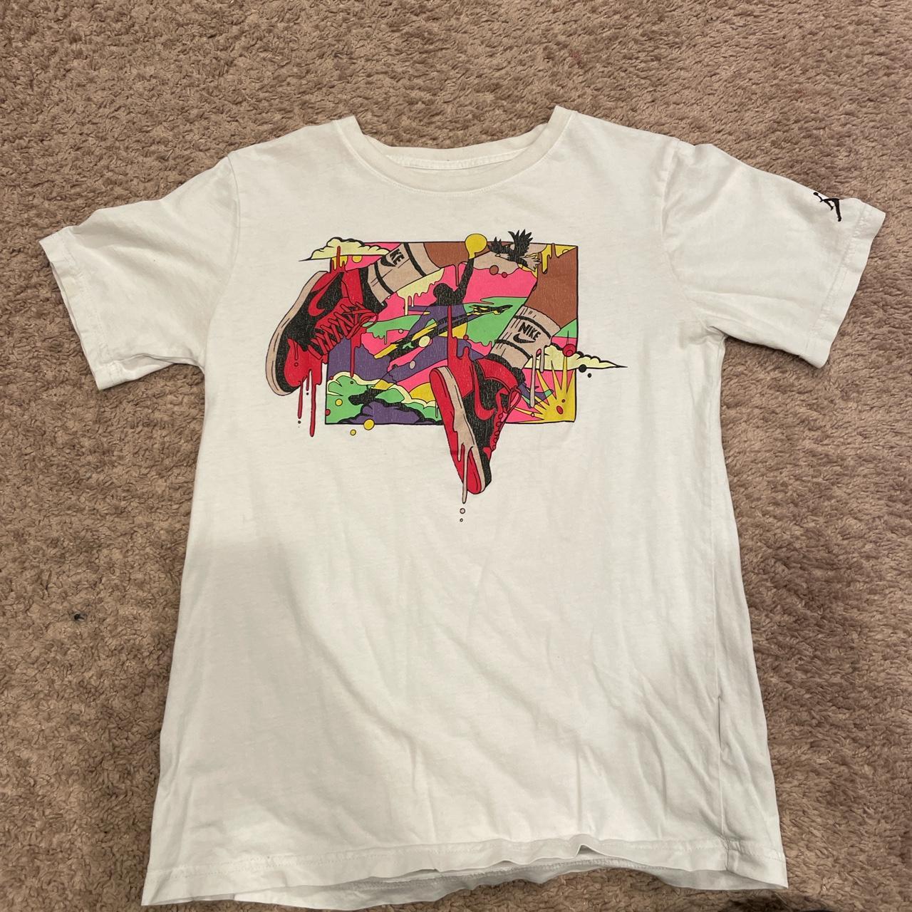 large jordan t shirt good conditon. - Depop