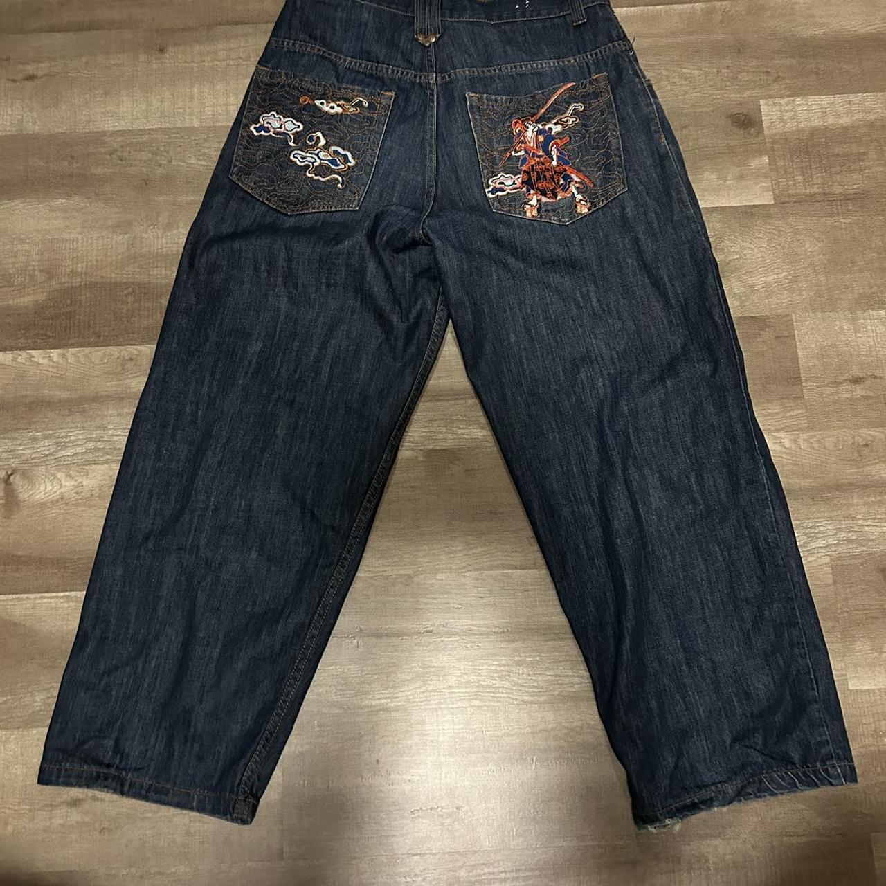 JNCO type jeans, the brand is ninetysworth but they... - Depop