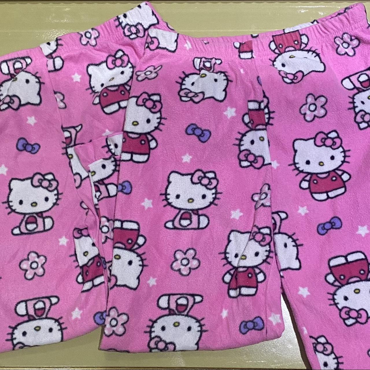 🎀 HELLO KITTY pj pants kids 🎀 size 6 Quantity (2)... Depop