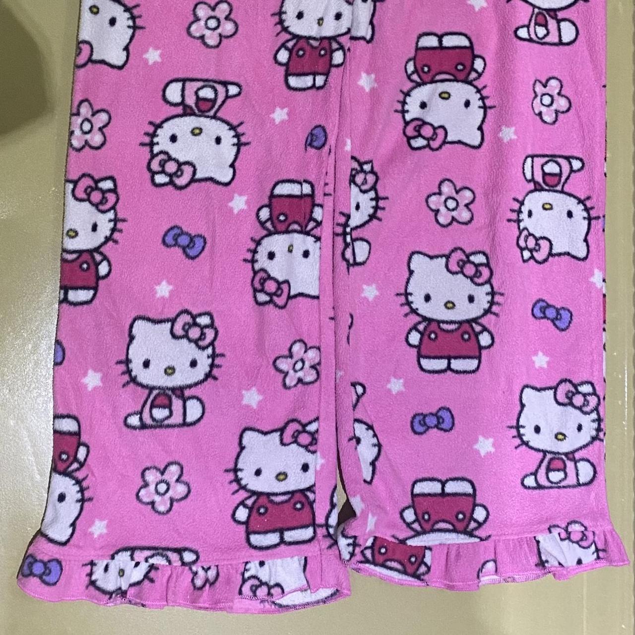 🎀 HELLO KITTY pj pants kids 🎀 -size 6 -Quantity: (2)... - Depop