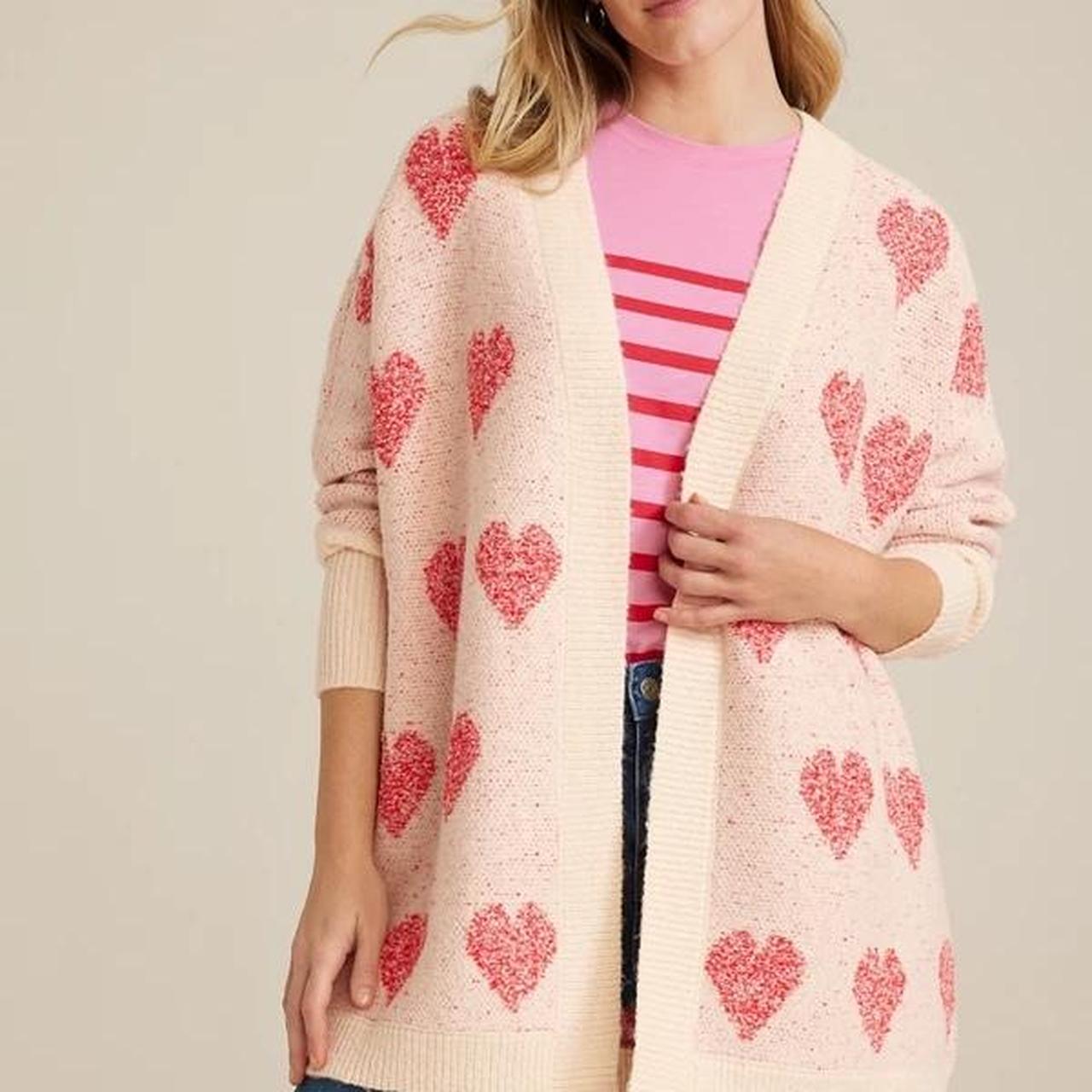 Maurices Teddy Heart Love Cardigan Women Size XL. Depop