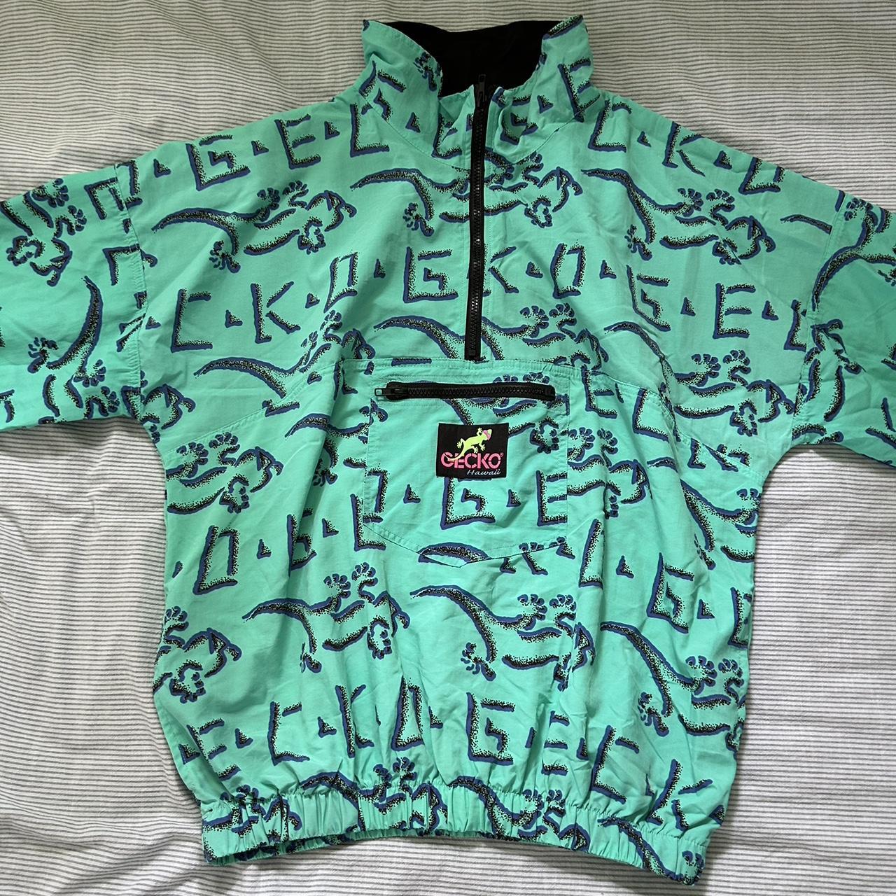 Gecko windbreaker Great condition Size large... Depop