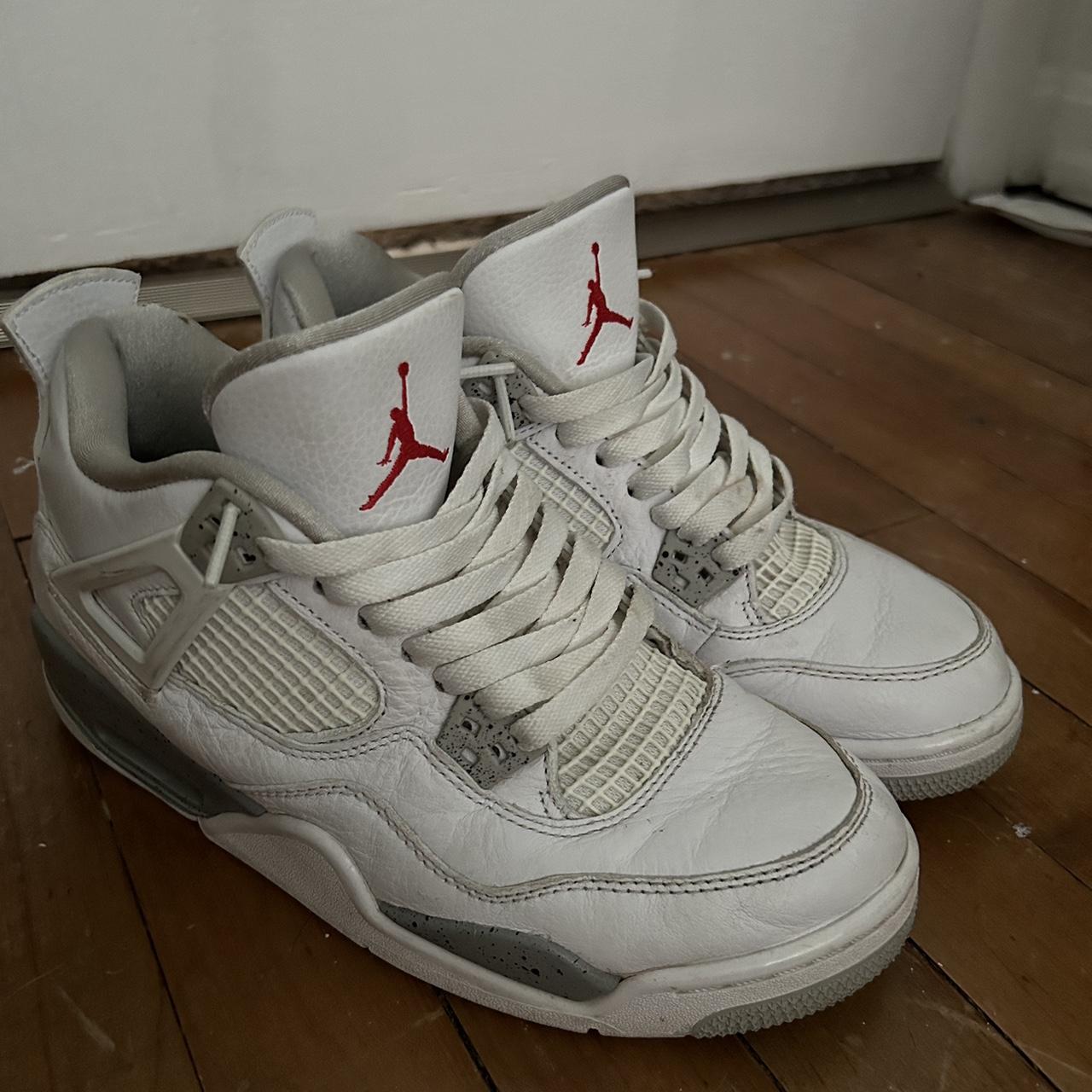 Air Jordan 4 Retro Gs “white Oreo” Size 7y Overall Depop 7001