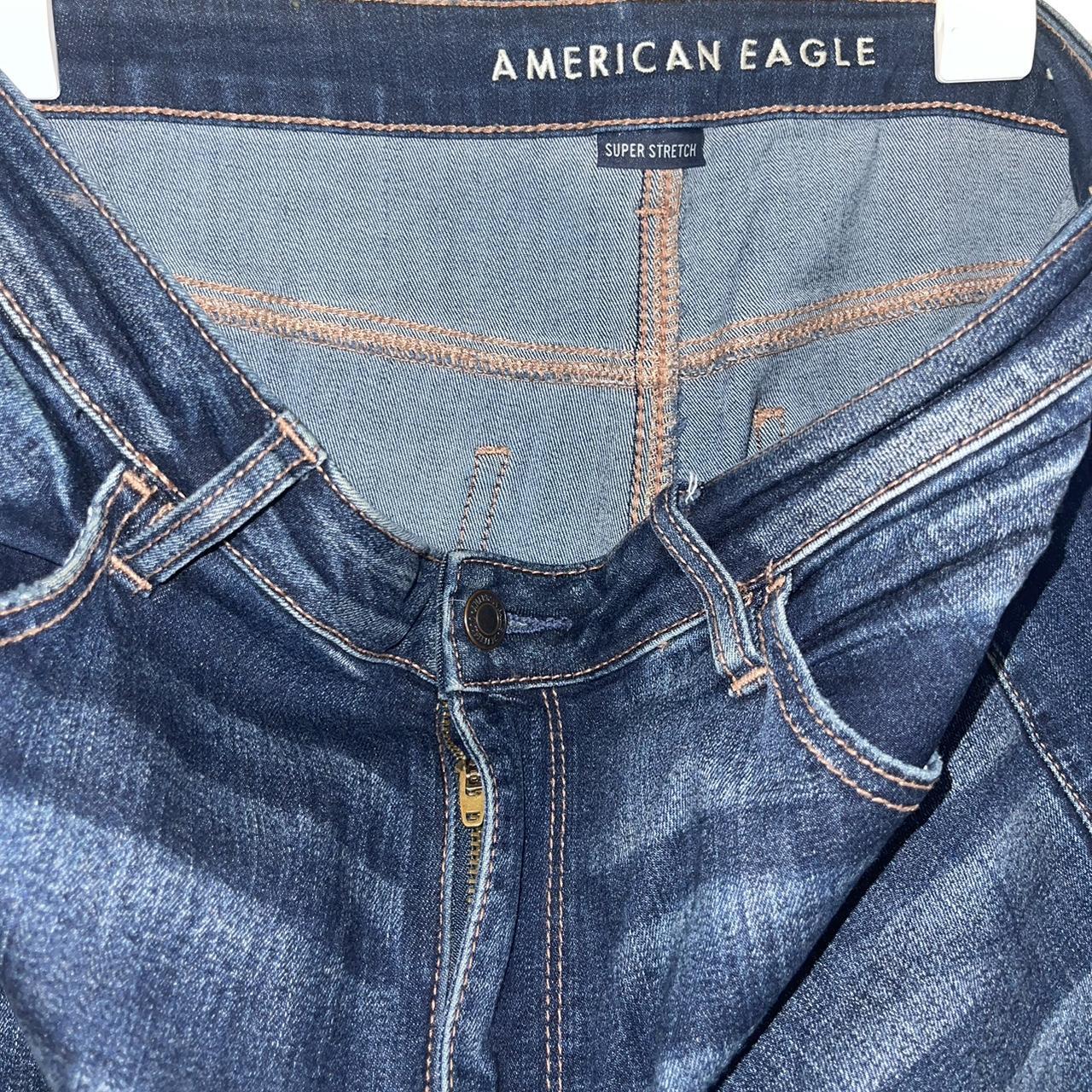 American Eagle Jeggings High waisted, distressed - Depop