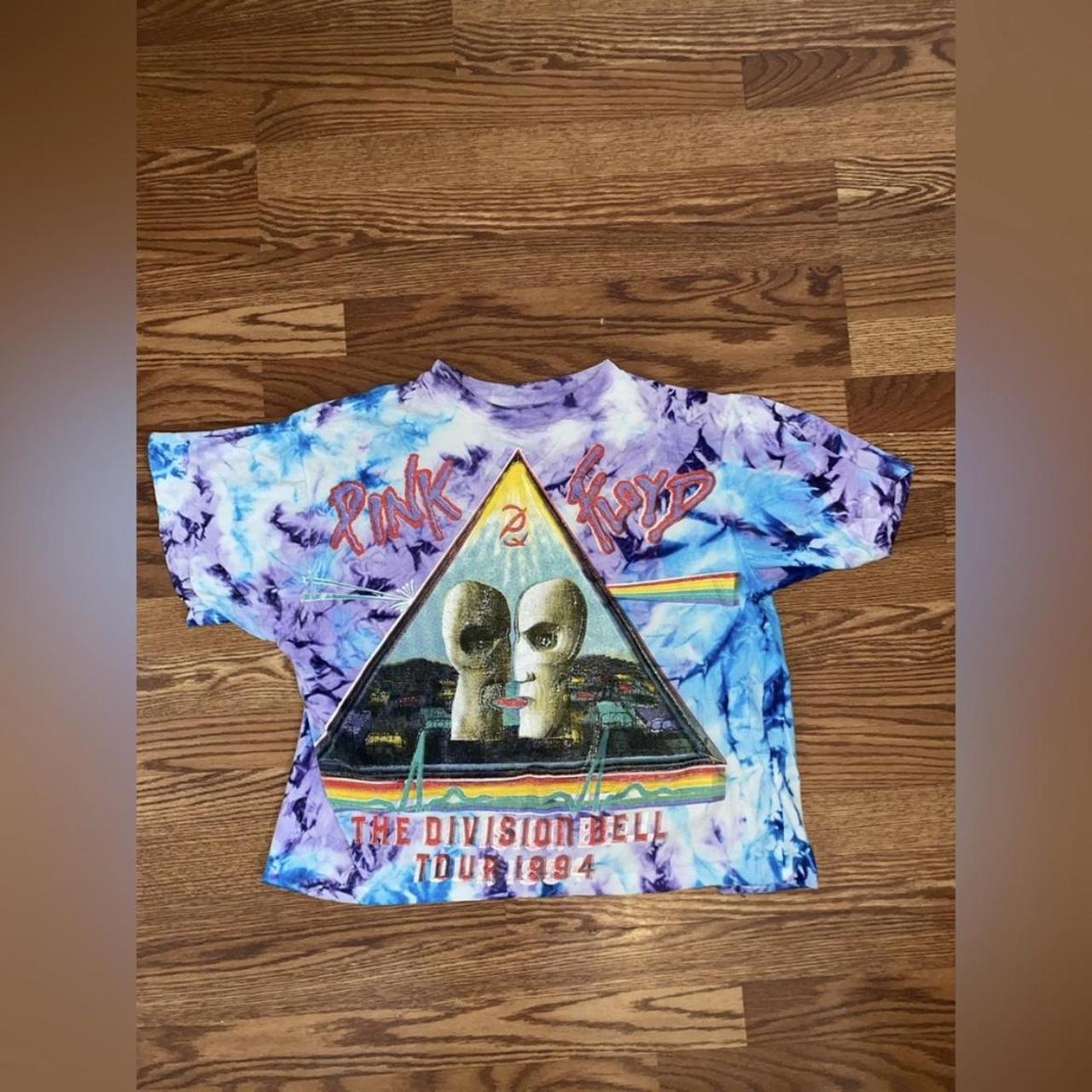 1994 Pink Floyd The Division Bell Tour Single Stitch... - Depop