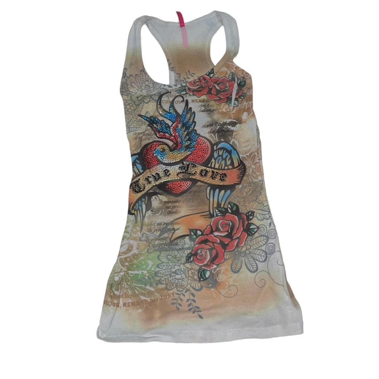 Ed Hardy Women's multi Vest | Depop