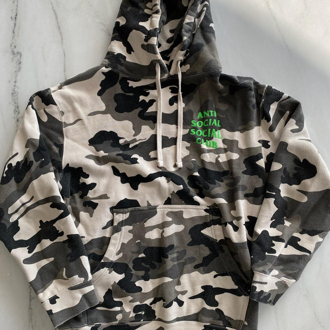 Assc white cheap camo hoodie