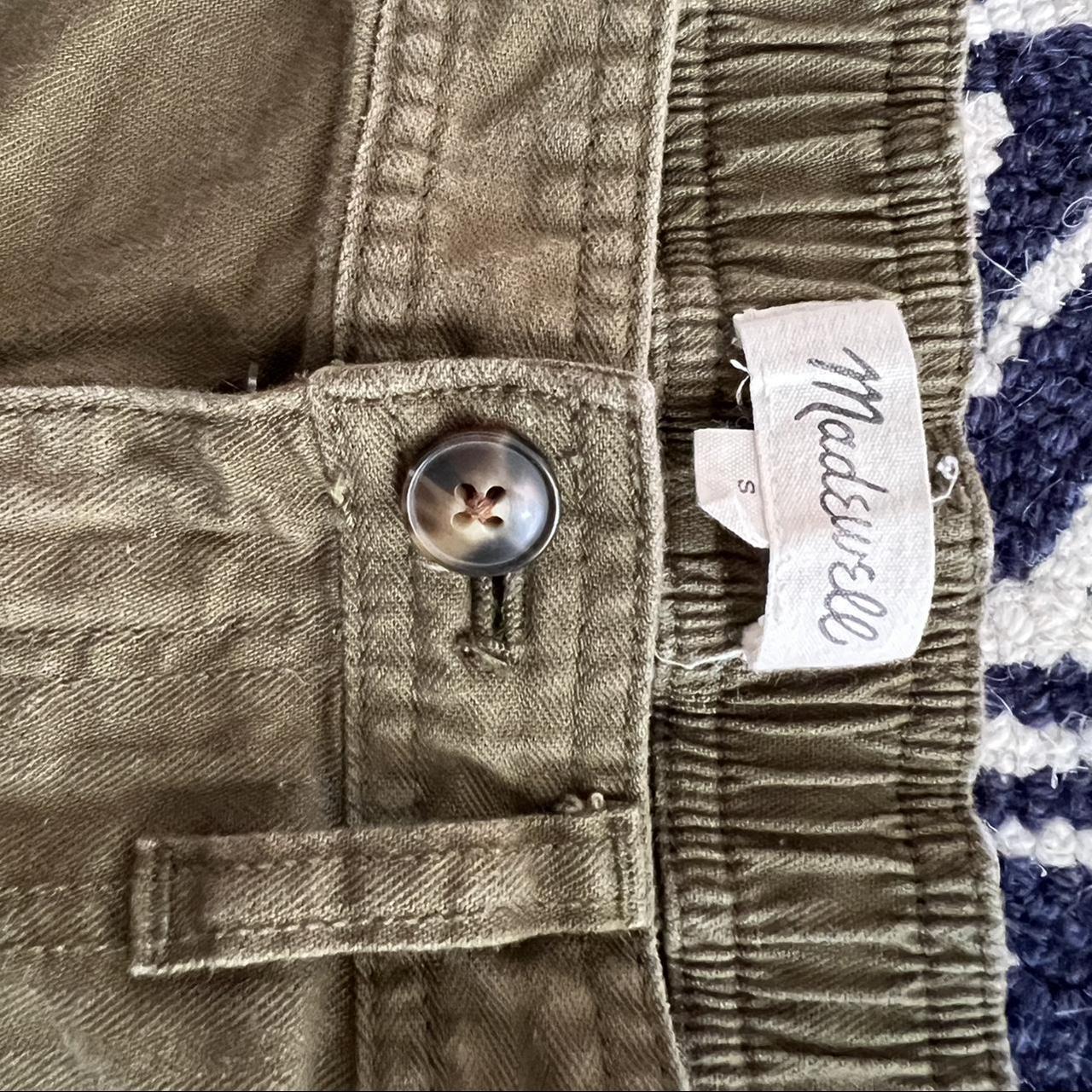 Madewell Women's Green and Khaki Shorts (4)