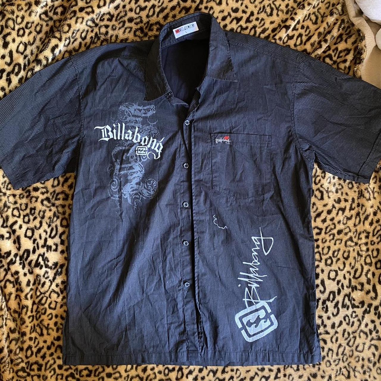 billabong collared shirt 🔥 brand- billabong -dog... - Depop