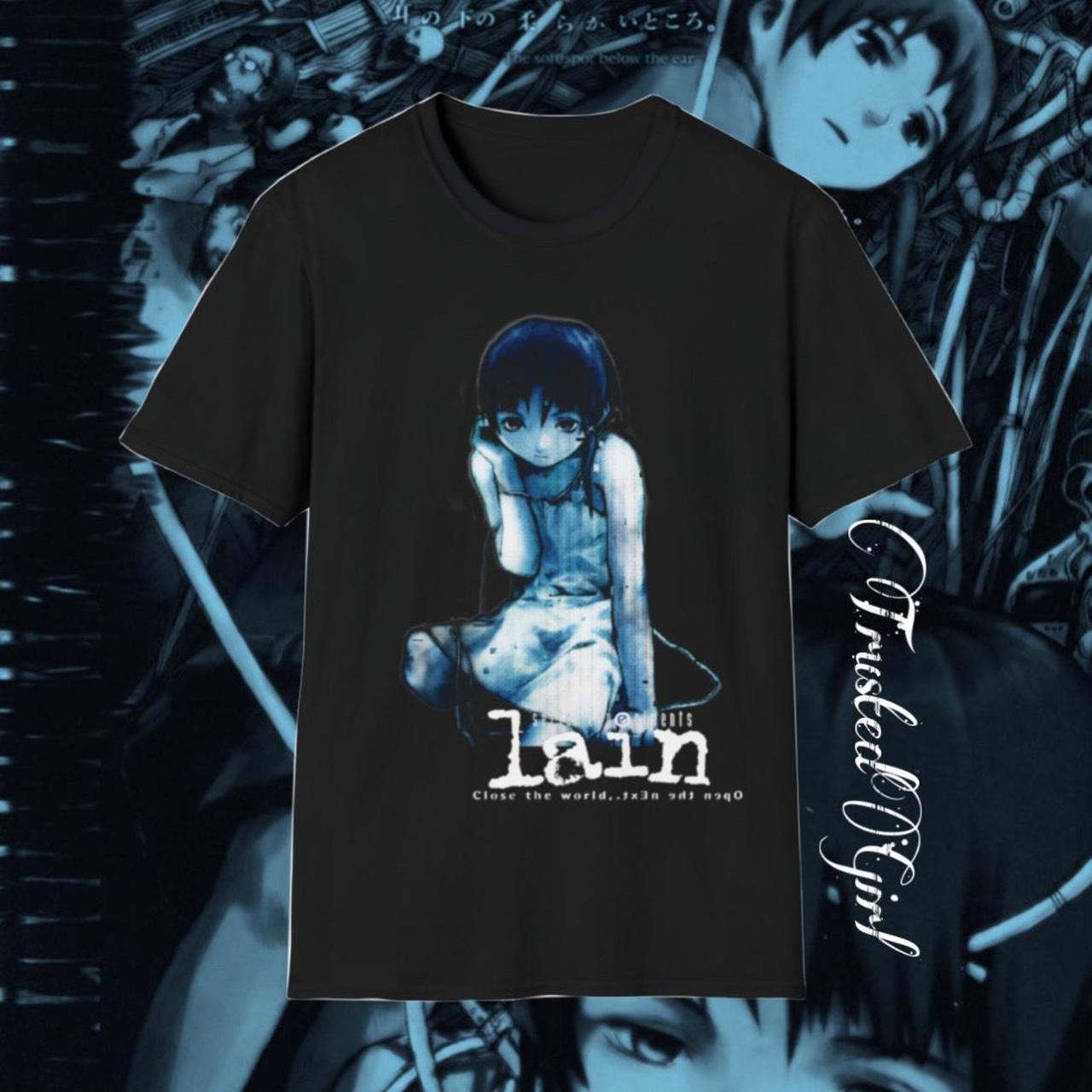 Serial Experiments Lain graphic tee 🔌 On my | Depop