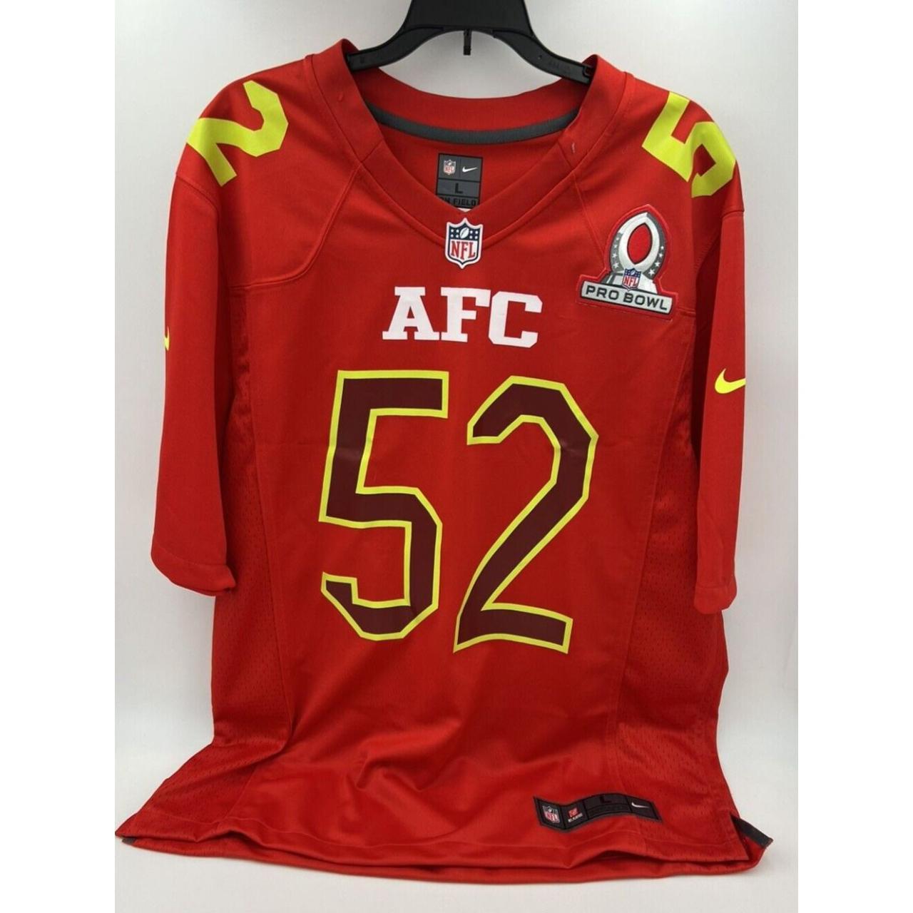 NIKE Khalil Mack AFC ProBowl Jersey Size L Red - Depop