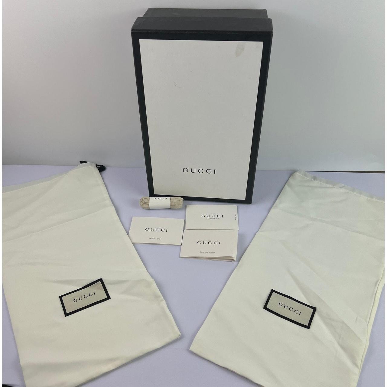 Gucci shoe box and dust bag sale