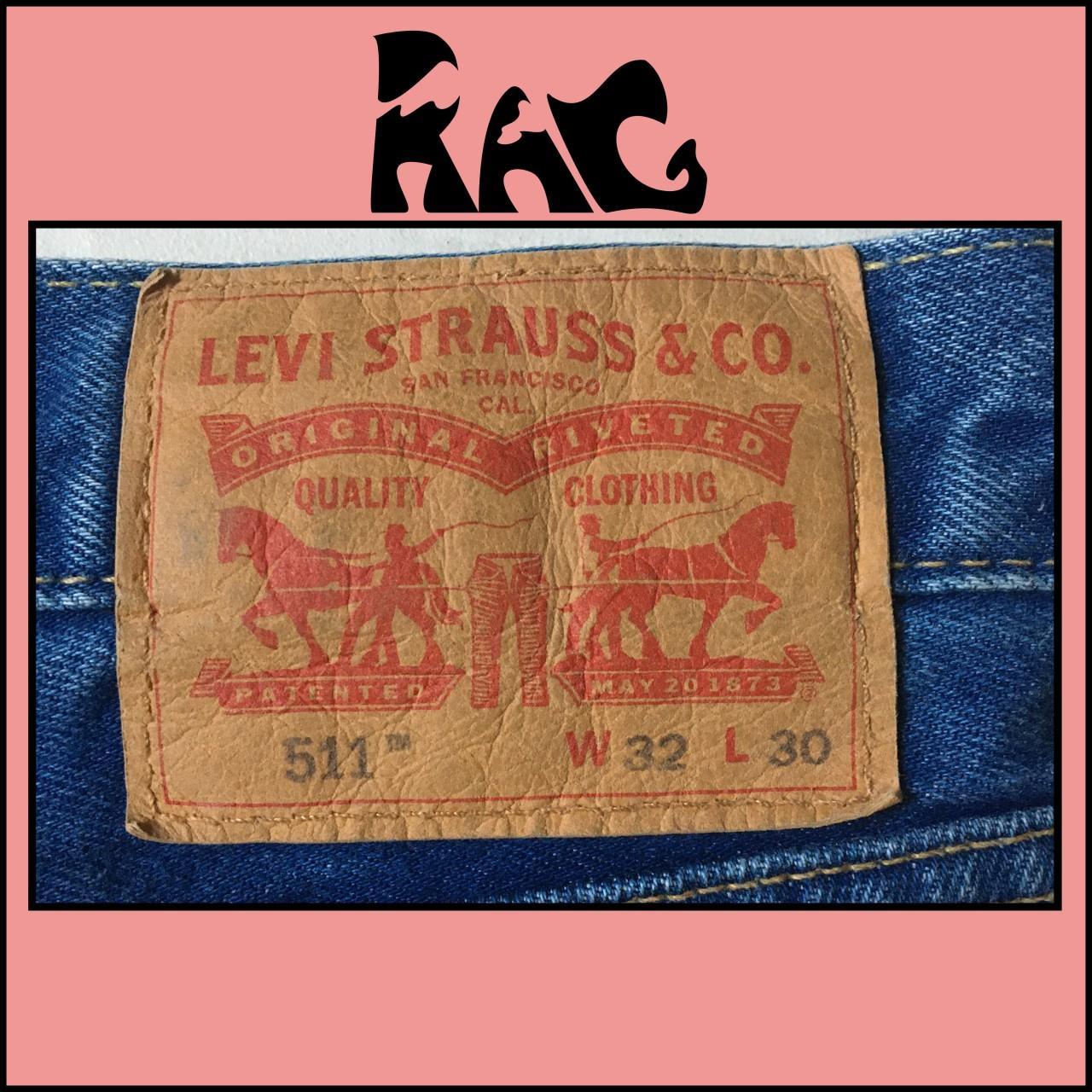 Levi's 511's Navy Blue Vintage Jeans. Excellent... - Depop
