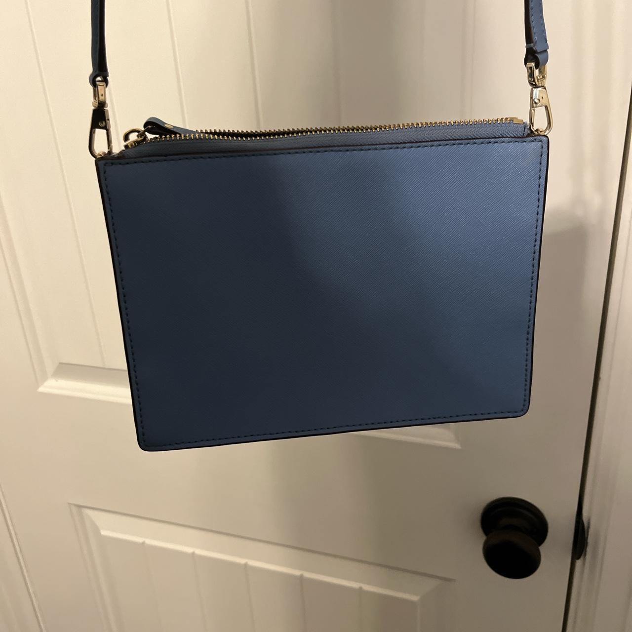 Ice blue Kate spade small crossbody bag. Great for - Depop