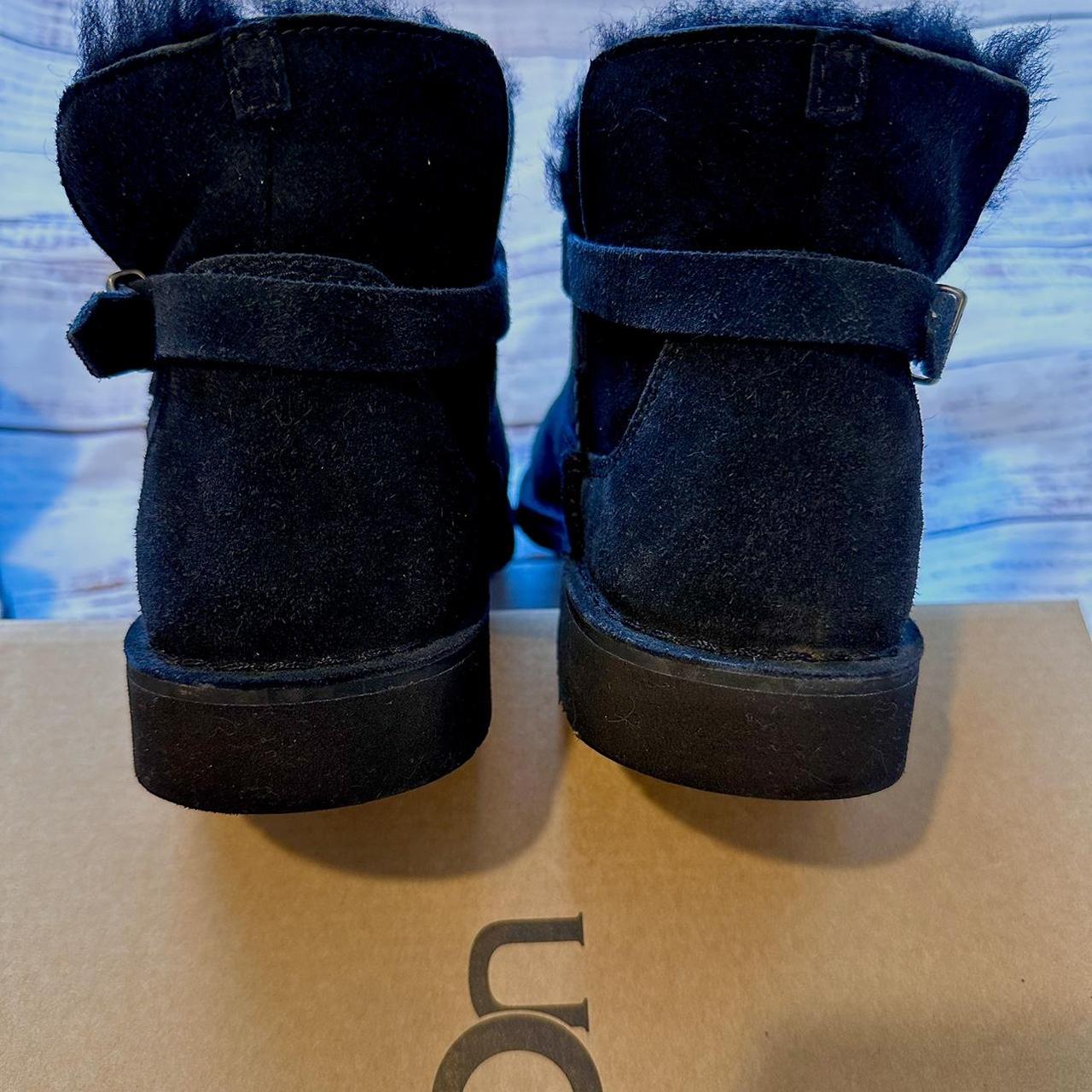 Elisa genuine shearling online bootie