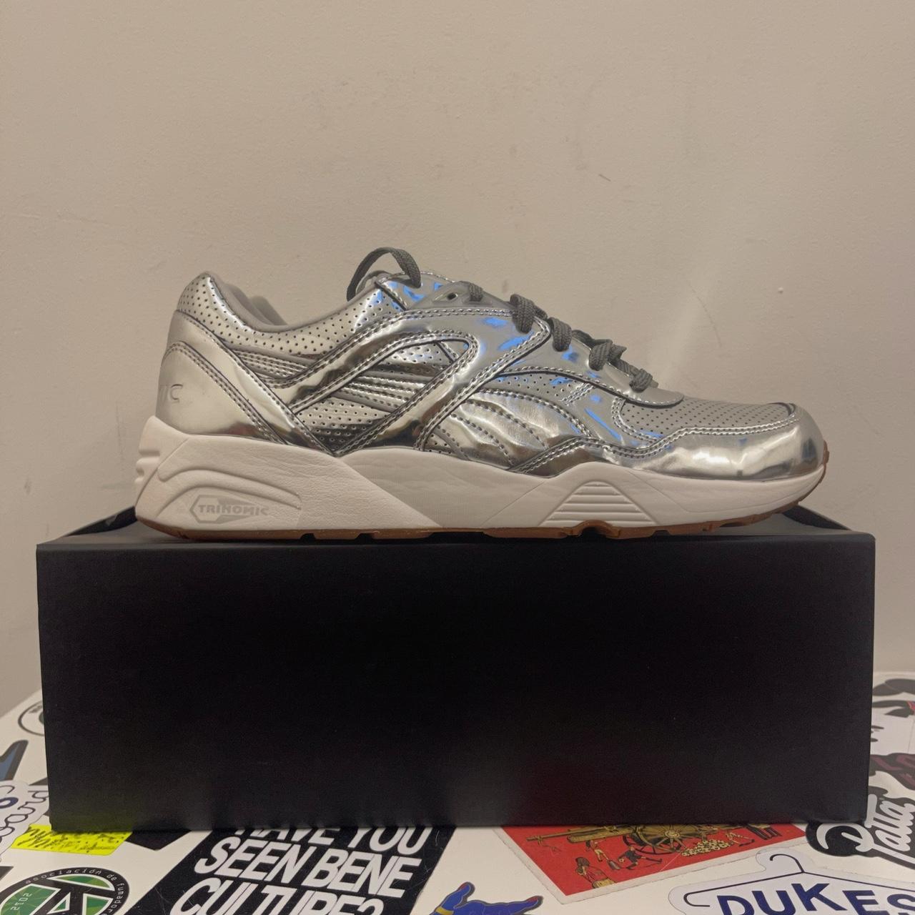 Puma trinomic silver sales mens